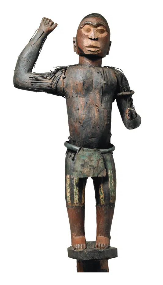 Statue royale mi-homme mi-oiseau du roi Ghézo — Image d'illustration — ne représente pas l'objet historique décrit.
