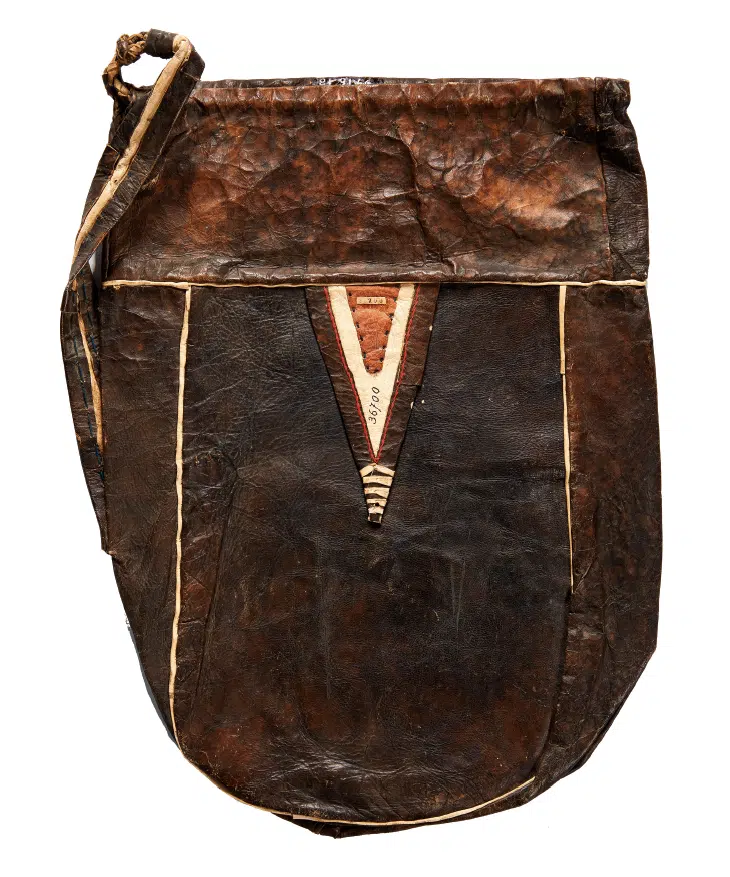 Sac en cuir — Image d'illustration — ne représente pas l'objet historique décrit.