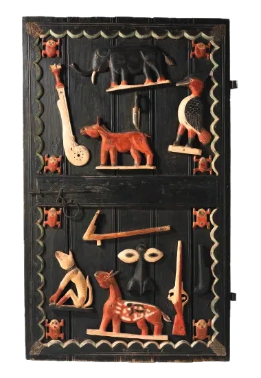Porte du palais royal d'Abomey (II) — Image d'illustration — ne représente pas l'objet historique décrit.
